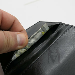 Portafoglio nuovo pelle banconote nuovo porta carte di credito bancomat mini