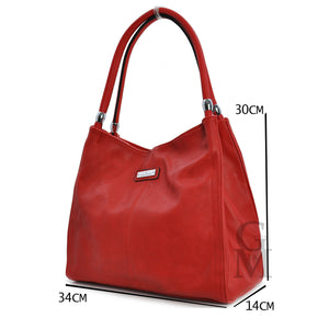 CHARRO Borsa donna grande hobo spalla capiente shop zip capiente passeggio moda