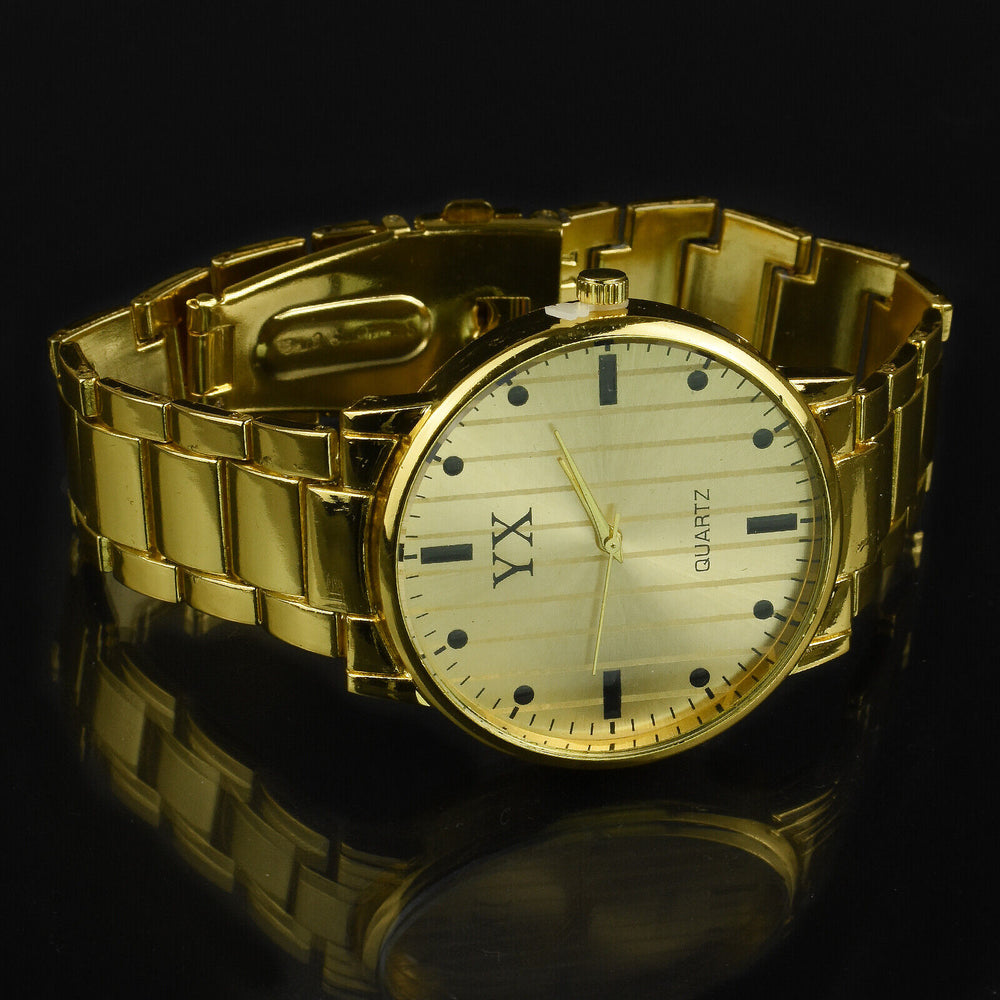 GYOIAMEA Orologio oro nuovo uomo polso acciaio VINTAGE Classico luxury regalo