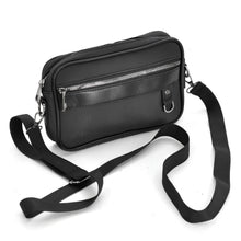 Carica l&#39;immagine nel visualizzatore di Gallery, Borsello borsa a mano GM uomo 2in1 Eco Pelle Unisex Pochette Mano Da Polso nero