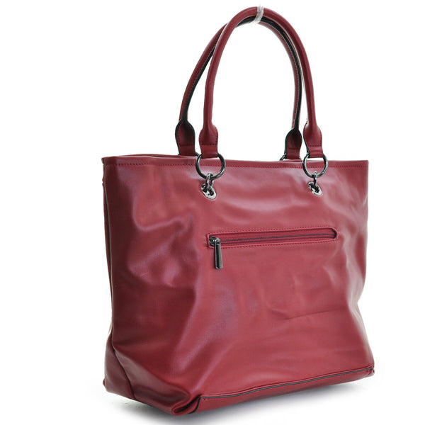 MICUSSI Borsa nuova shopper shopping grande donna capiente Morbida grande spalla