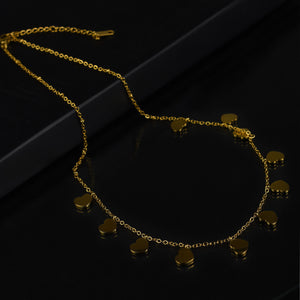 GM gioiello Collana donna oro forma girocollo choker acciaio inossidabile nuovo