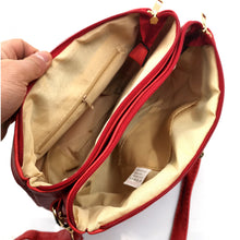 Carica l&#39;immagine nel visualizzatore di Gallery, Borsa borsetta piccola trapuntata donna casual pelle tracolla frange nappina