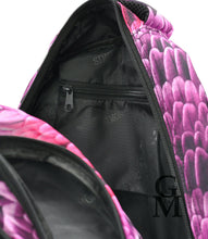 Carica l&#39;immagine nel visualizzatore di Gallery, Zaino scuola donna ragazza piume marcello fuxia rosa superiori medie pc tablet