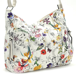 GM Borsa donna colorata fiori tracolla fiorata elegante passeggio postina nuova