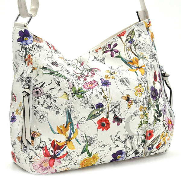 GM Borsa donna colorata fiori tracolla fiorata elegante passeggio postina nuova