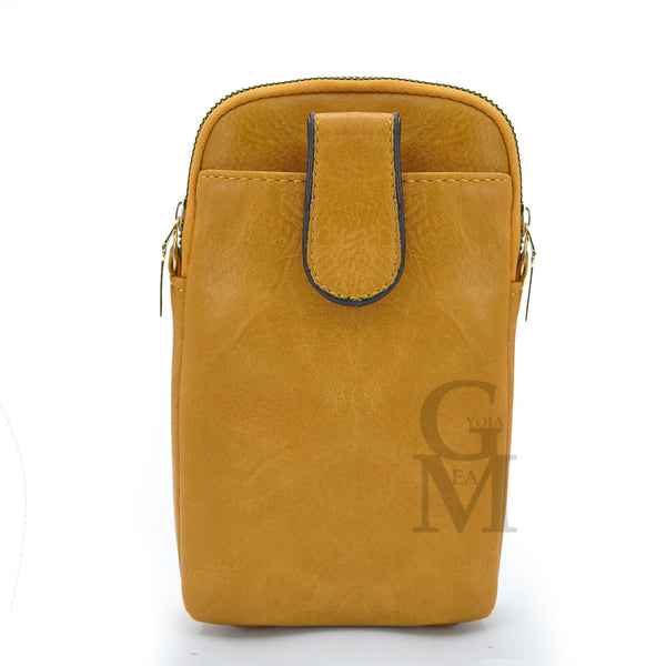 Mini borsa Porta cellulare Borsetta Portafoglio uomo donna capiente clip porta
