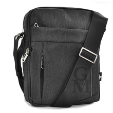 Carica l&#39;immagine nel visualizzatore di Gallery, OR&amp;MI Borsello uomo 5 zip casual sportivo cerniere tasche passeggio blu nero