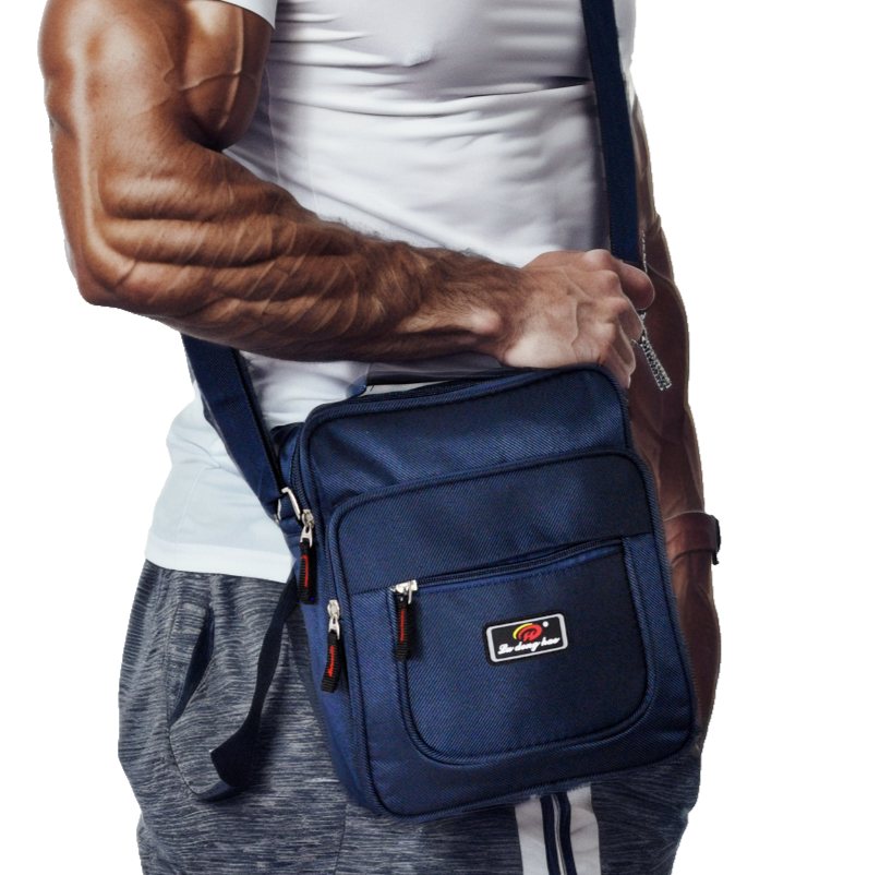 Borsa Borsello Uomo LUDONG Tracolla Grande Porta Cellulare Lavoro