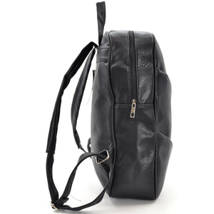 Zaino gm pelle nero originale uomo porta pc portatile casual lavoro