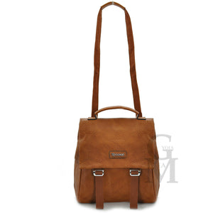 COVERI Borsa zaino cinghia 2in1 trasformabile donna vintage tracolla capiente