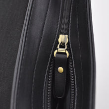 Carica l&#39;immagine nel visualizzatore di Gallery, Pack 3in1 Borsello GM MODA uomo nero + portafoglio + cintura vera pelle italy 02