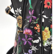 Carica l&#39;immagine nel visualizzatore di Gallery, GM zaino zainetto donna nuovo fiori tropicale fantasia floreale grande tasche