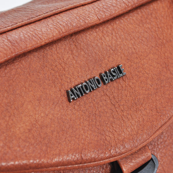 BASILE borsa uomo donna vintage pelle nera marrone tracolla postina cinghia moda