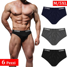 Carica l&#39;immagine nel visualizzatore di Gallery, 24 PAIA Slip Uomo Mutande Cotone Elasticizzato Intimo Nero Grigio Blu mutandine