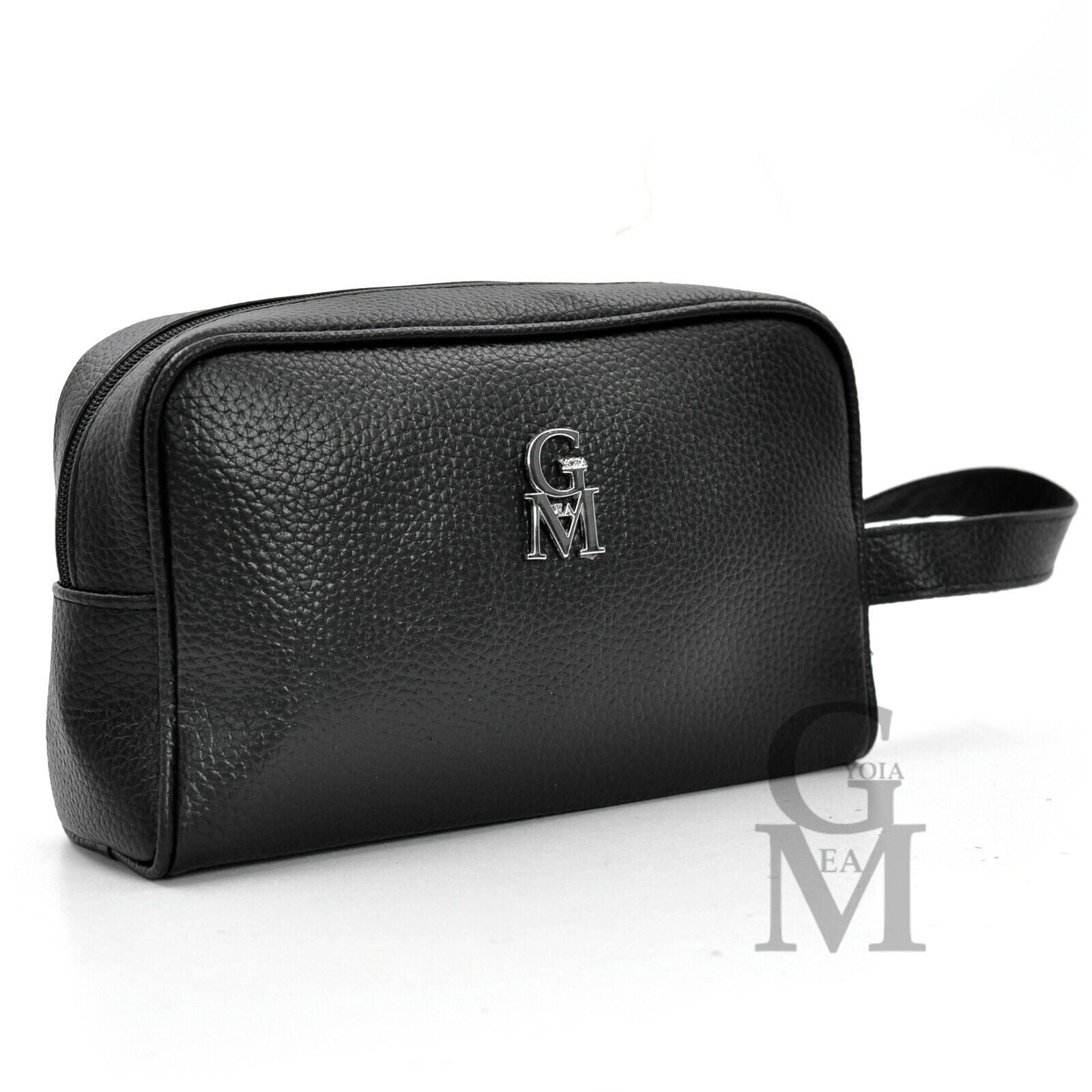 Pochette originale GM MODA uomo borsa mano pelle nero sport cintura uomo  viaggio