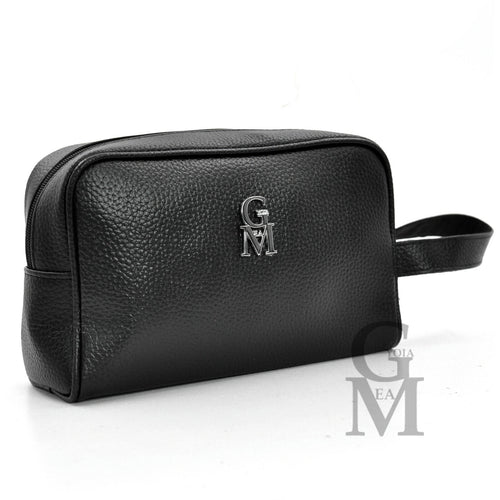 Pochette originale GM MODA uomo borsa mano pelle nero sport cintura uomo viaggio