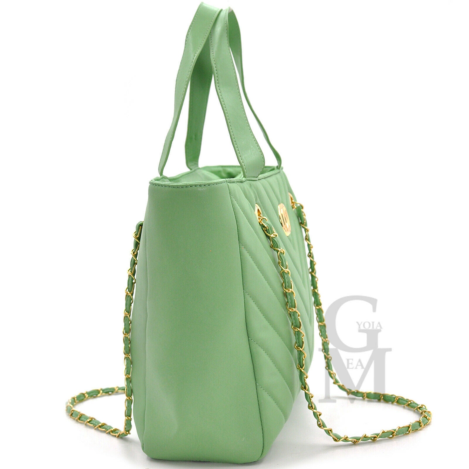 Borsa donna pelle trapuntata originale squamata spalla shopper grande –  Gyoiamea