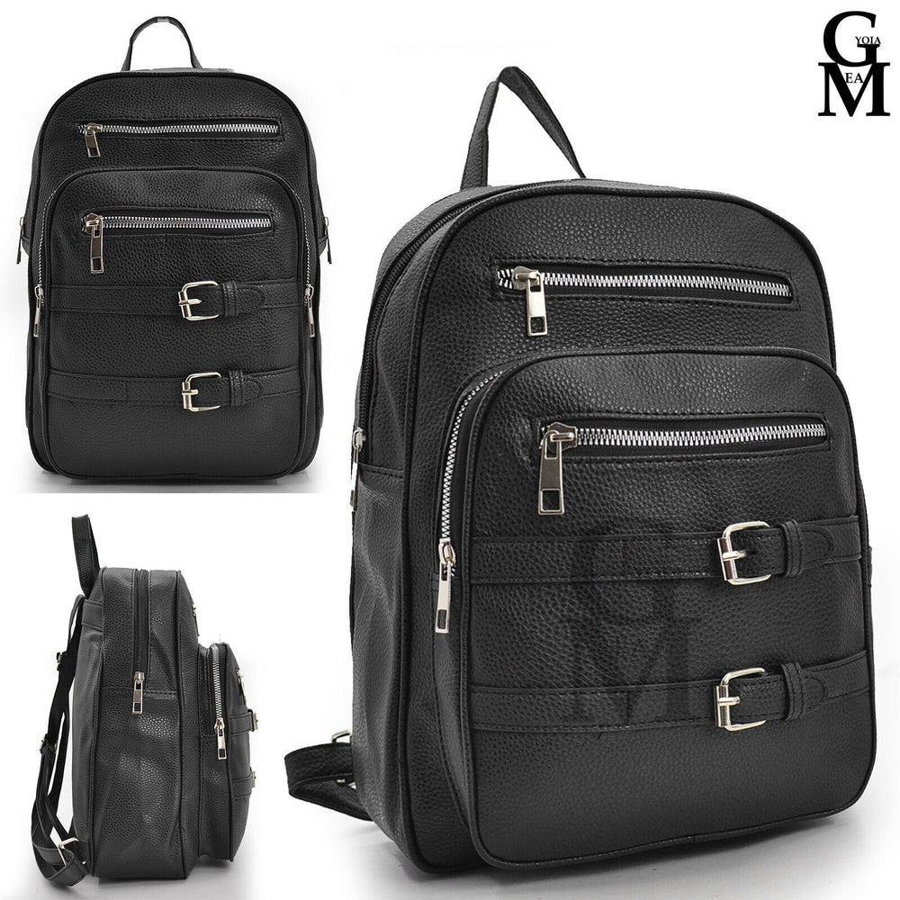 Gyoiamea zaino firmato originale zainetto cinghie casual passeggio nero cinture