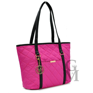 Borsa spalla manici fuxia GM AKA shopping donna piumino waterproof impermeabile