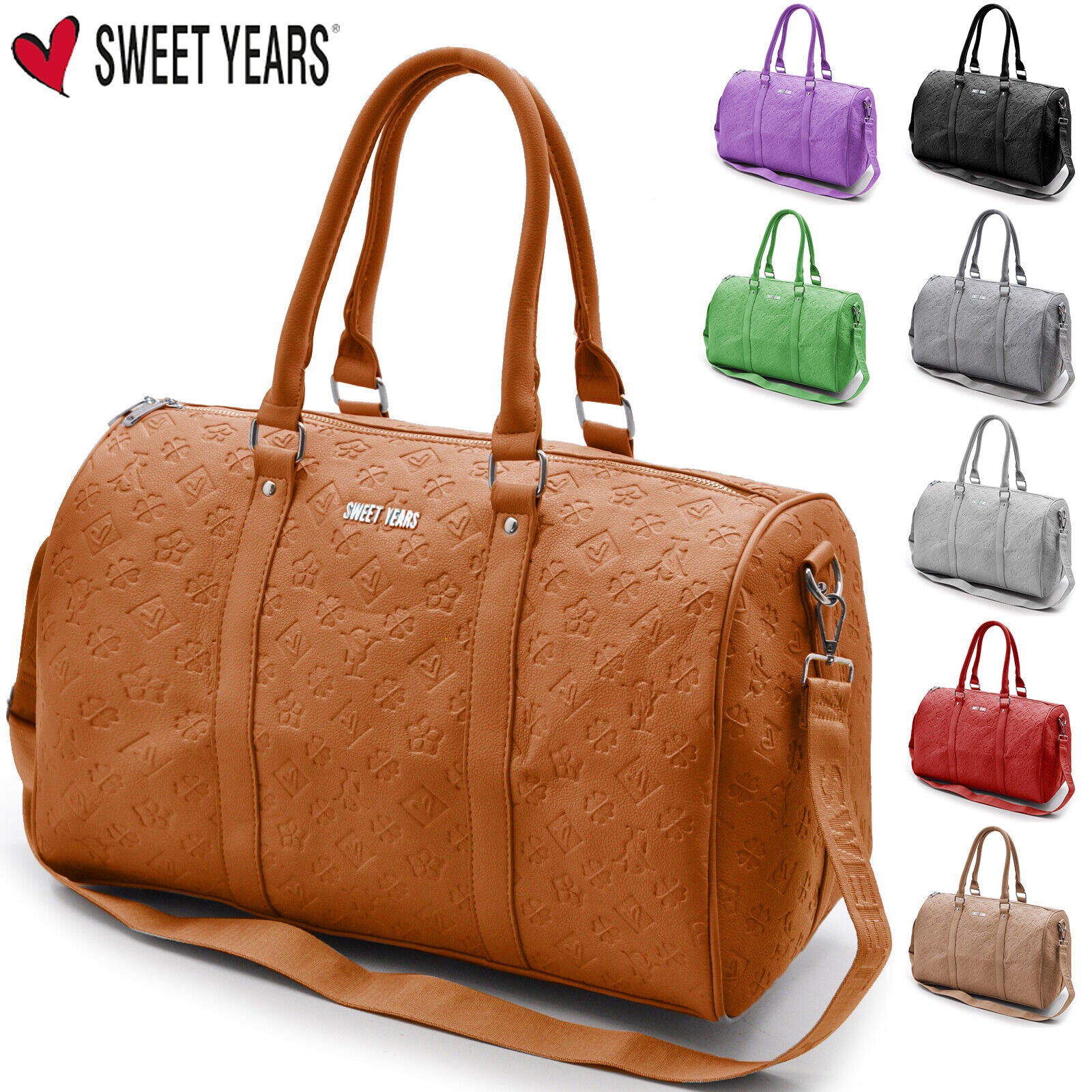 BORSA uomo donna sweet years VIAGGIO LAVORO TRACOLLA PELLE trapuntata moda nuova