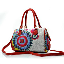 Carica l&#39;immagine nel visualizzatore di Gallery, Bauletto donna borsa borsetta fantasia colorata fiori multicolore tracolla 2020