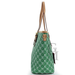 borsa donna verde spalla originale YyCoveri fantasia scritte logo tracolla shop