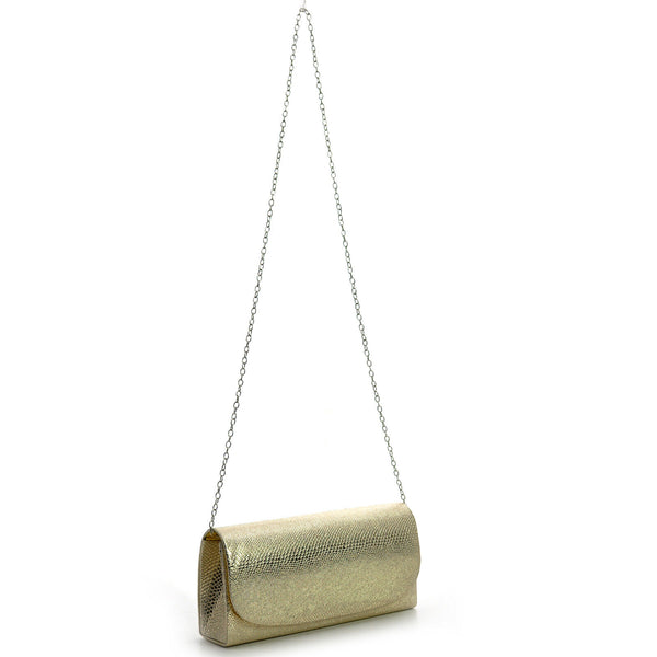 Pochette matrimonio eventi elegante rigida pelle serpente coccodrillo squamata