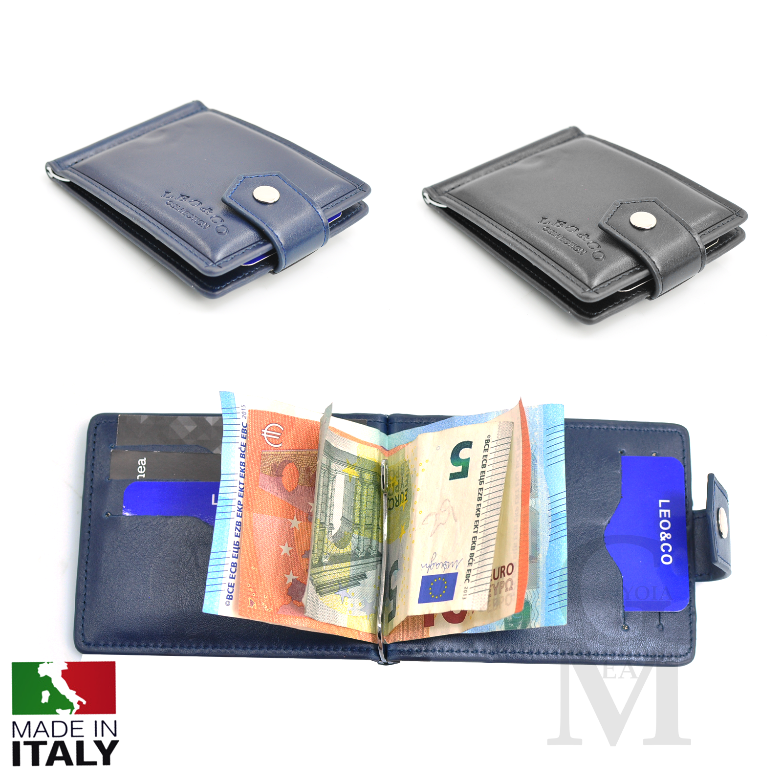 Portafoglio uomo in Ecopelle Italiana Elegante e di qualit Leo Co