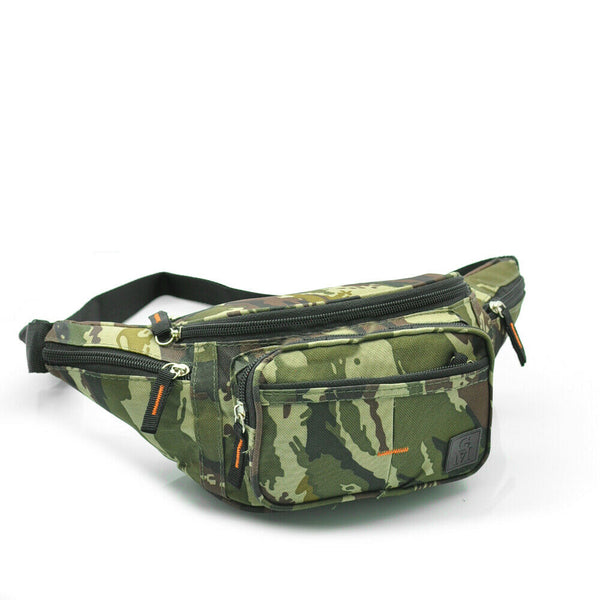 GM marsupio uomo mimetico militare vita spalla softair camouflage casual viaggio