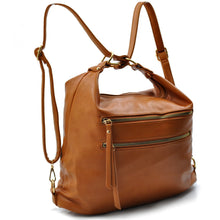 Carica l&#39;immagine nel visualizzatore di Gallery, GM borsa 3in1 trasformabile hobo zaino sacco spalla donna tracolla pelle morbida