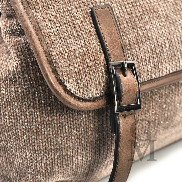 Borsa donna originale GYOIAMEA lana velluto pelle vintage particolare novità