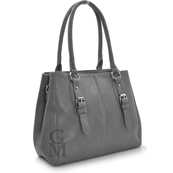 Gyoiamea borsa SONIA bauletto vintage cerniere donna pelle capiente elegante