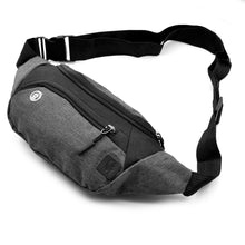 Carica l&#39;immagine nel visualizzatore di Gallery, Marsupio originale GM uomo multi tasche lavoro corsa viaggio sport trekking zip