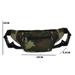 Marsupio uomo mimetico militare vita spalla softair camouflage casual viaggio