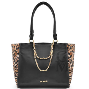 Borsa firmata B. Cavalli italia donna originale FANTASIA leopardata maculata