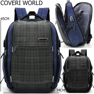 Zaino uomo COVERI rigido porta pc ufficio laptop documenti Black friday casual