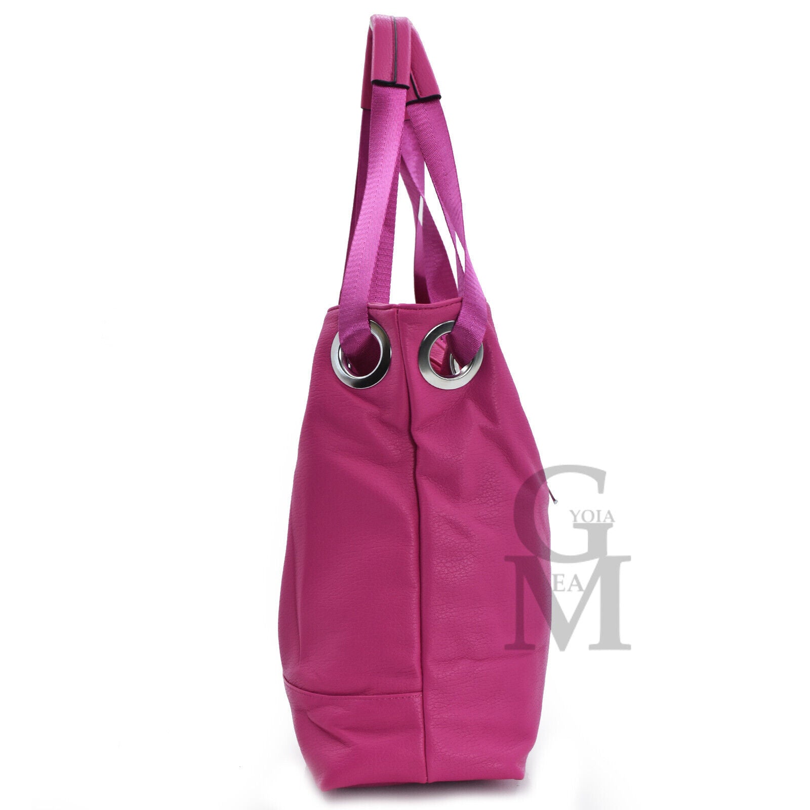 Borsa nuova CHARRO spalla fucsia hobo sacco donna grande spalla pelle tracolla