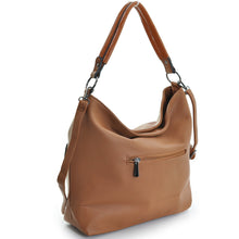 Carica l&#39;immagine nel visualizzatore di Gallery, CHARRO borsa firmata originale donna sacco hobo pelle grande cerniera zip tasche