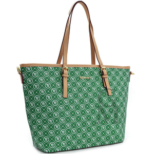 borsa donna verde spalla originale YyCoveri fantasia scritte logo tracolla shop