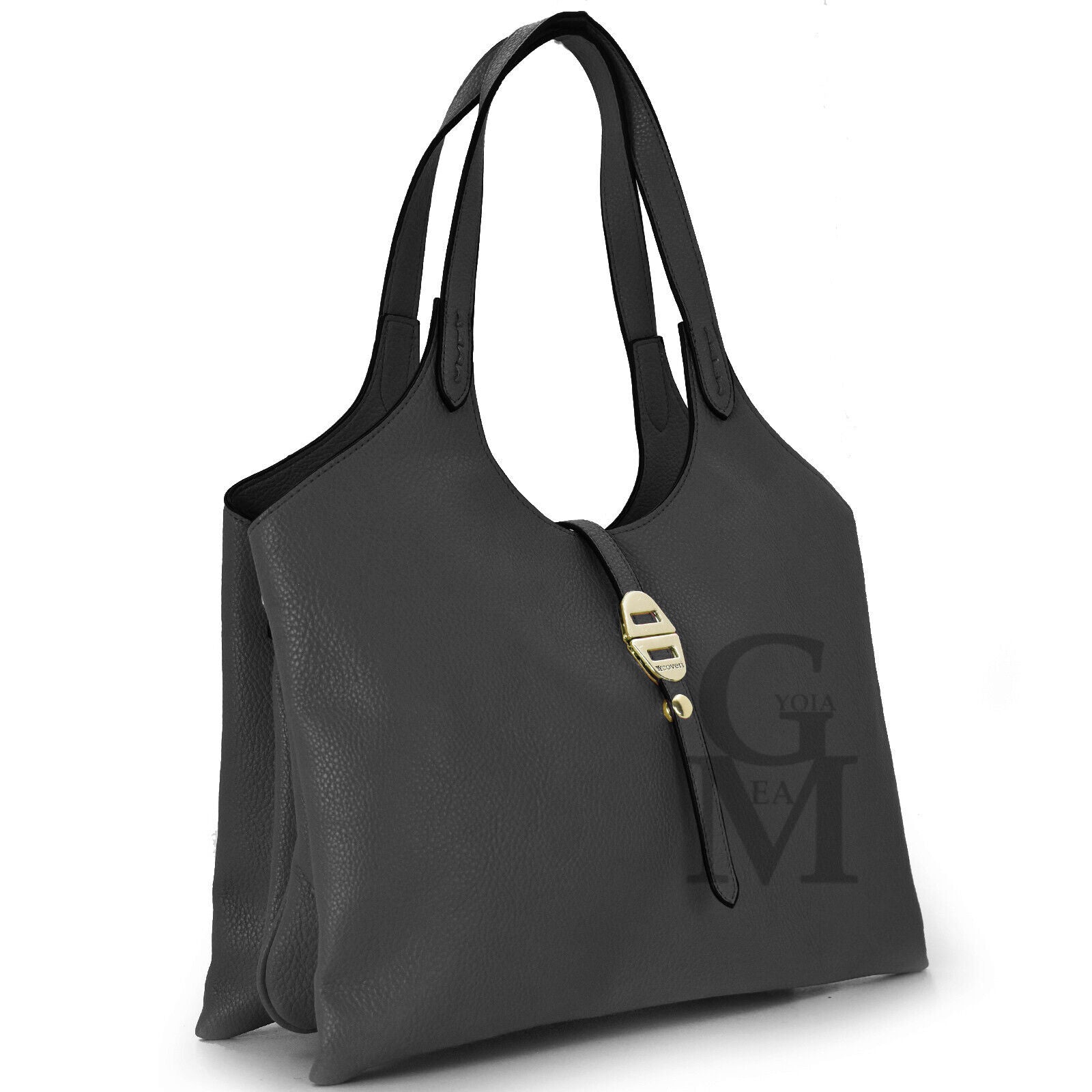 Borsa donna yyCoveri shop pelle venata sacco capiente shopping morbida ufficio