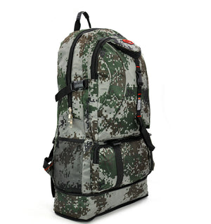 Zaino grande trekking softair militare mimetico campeggio escursionismo viaggio