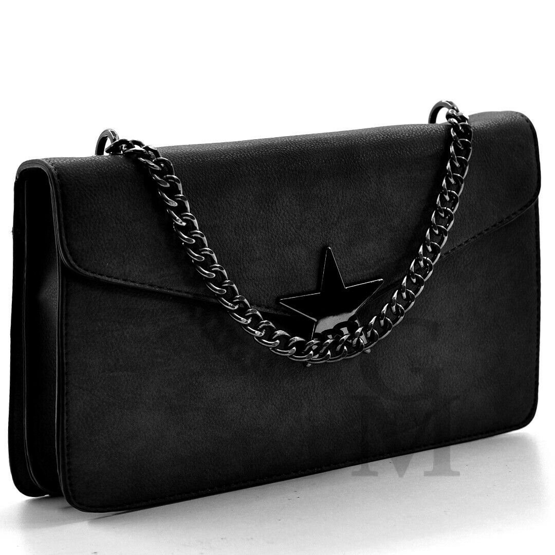 Borsa borsetta piccola passeggio donna stella tracolla catena sportiva star moda