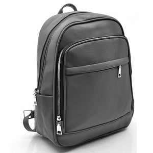 GM italy zainetto UNISEX zaino zip cerniera pelle passeggio viaggio capiente