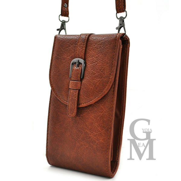 Mini borsa Porta cellulare Borsetta Portafoglio GM donna vintage pelle porta