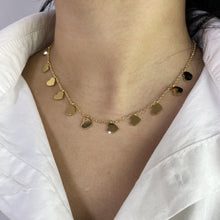 Carica l&#39;immagine nel visualizzatore di Gallery, GM gioiello Collana donna oro forma girocollo choker acciaio inossidabile nuovo
