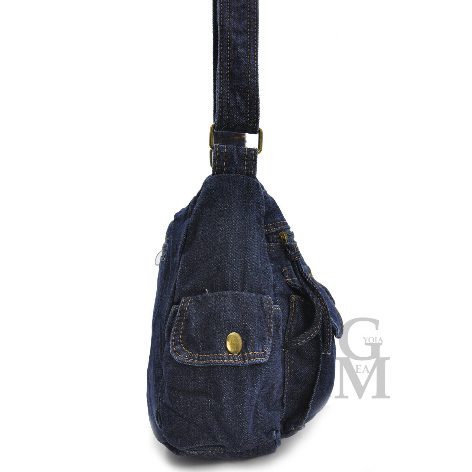 Tracolla borsa jeans vintage jeansata nuovo artigianale fatta messenger donna