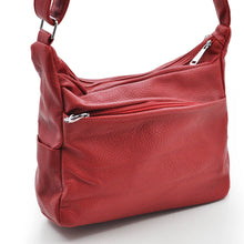 Carica l&#39;immagine nel visualizzatore di Gallery, Borsa donna originale SWEET YEARS pelle rossa tracolla capiente multi tasche new