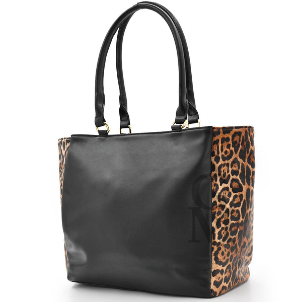 Borsa firmata B. Cavalli italia donna originale FANTASIA leopardata maculata