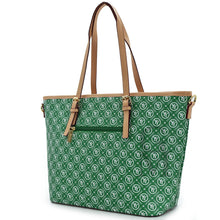 Carica l&#39;immagine nel visualizzatore di Gallery, borsa donna verde spalla originale YyCoveri fantasia scritte logo tracolla shop